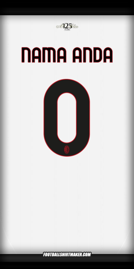 Jersey AC Milan 2024/2025 II -  nama anda - 0