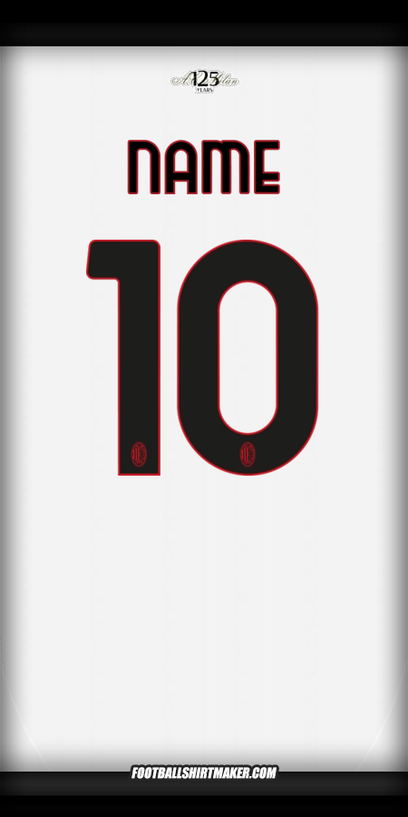 Trikot AC Milan 2024/2025 Auswärts -  name - 10