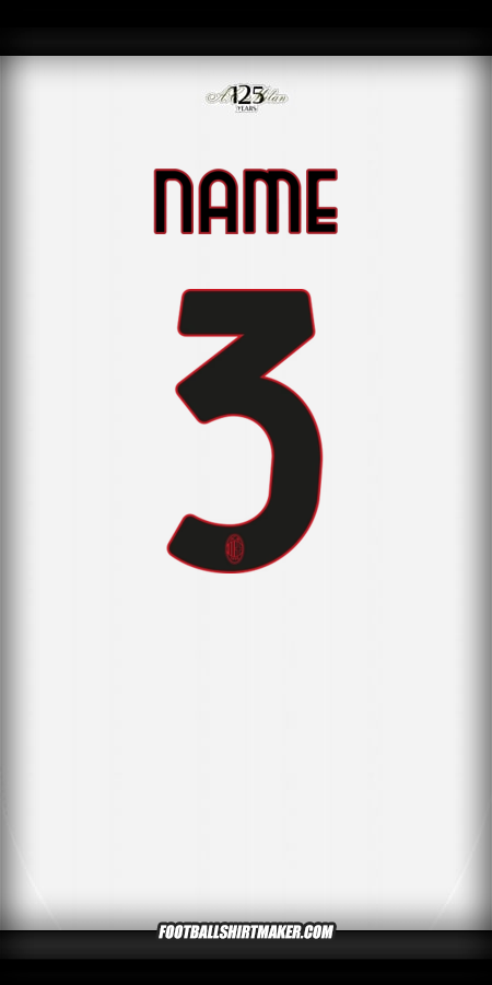 Shirt AC Milan 2024/2025 Away -  name - 3