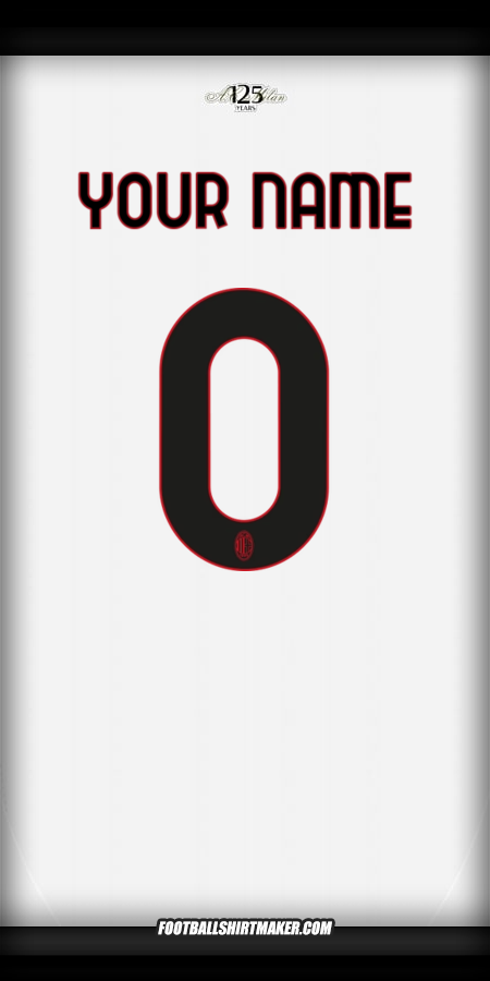 Shirt AC Milan 2024/2025 II -  your name - 0