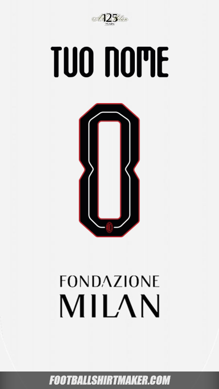 Maglia AC Milan 2024/2025 Cup II -  tuo nome - 0