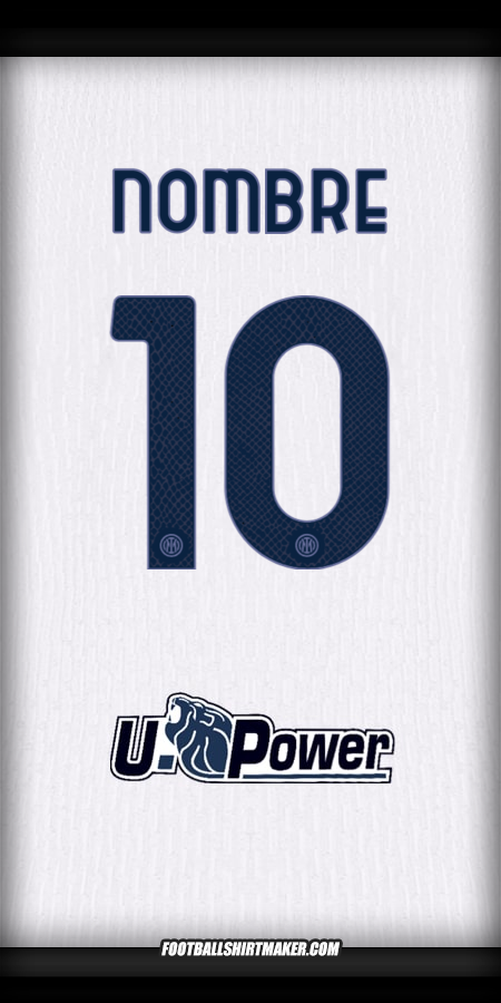 Jersey Inter 2024/2025 Visita -  nombre - 10