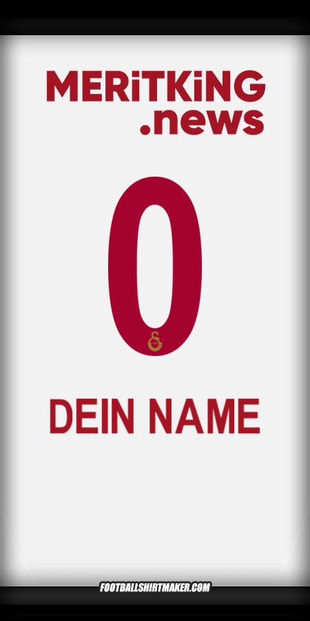 Trikot Galatasaray SK 2024/2025 Auswärts -  dein name - 0