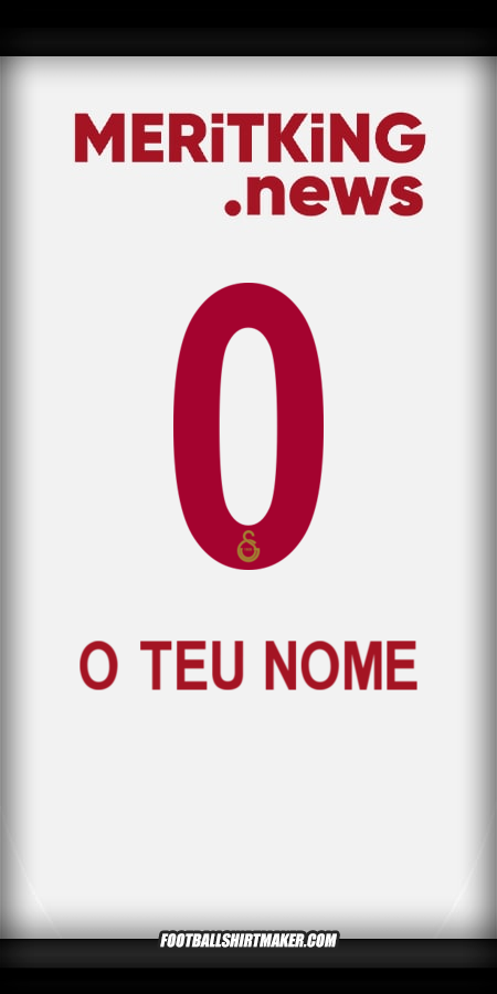 Camisola Galatasaray SK 2024/2025 Alternativa -  o teu nome - 0