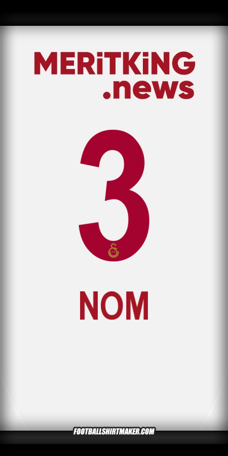 Maillot Galatasaray SK 2024/2025 Extérieur -  nom - 3