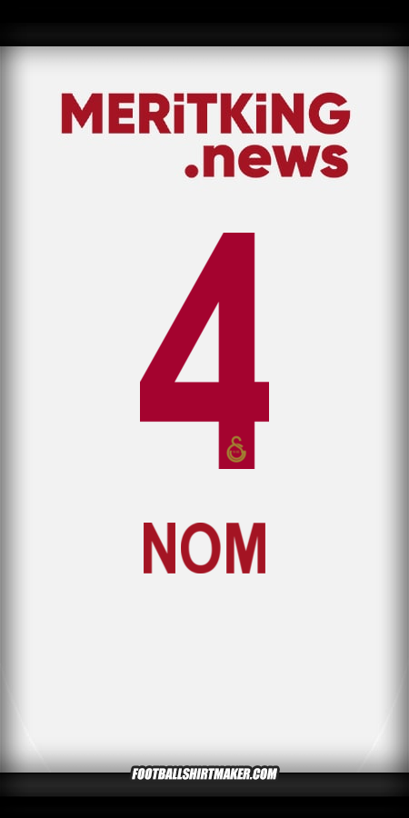 Maillot Galatasaray SK 2024/2025 Extérieur -  nom - 4