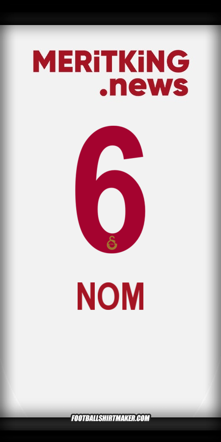 Maillot Galatasaray SK 2024/2025 Extérieur -  nom - 6