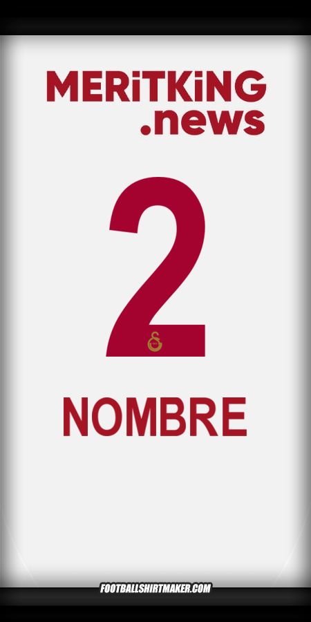 Jersey Galatasaray SK 2024/2025 Visita -  nombre - 2