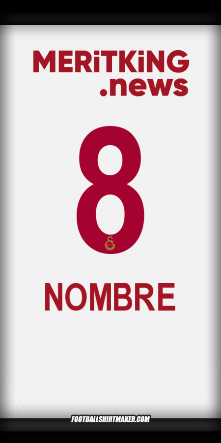 Jersey Galatasaray SK 2024/2025 Visita -  nombre - 8