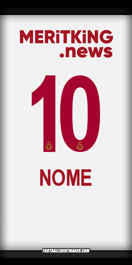 Maglia Galatasaray SK 2024/2025 Seconda -  nome - 10