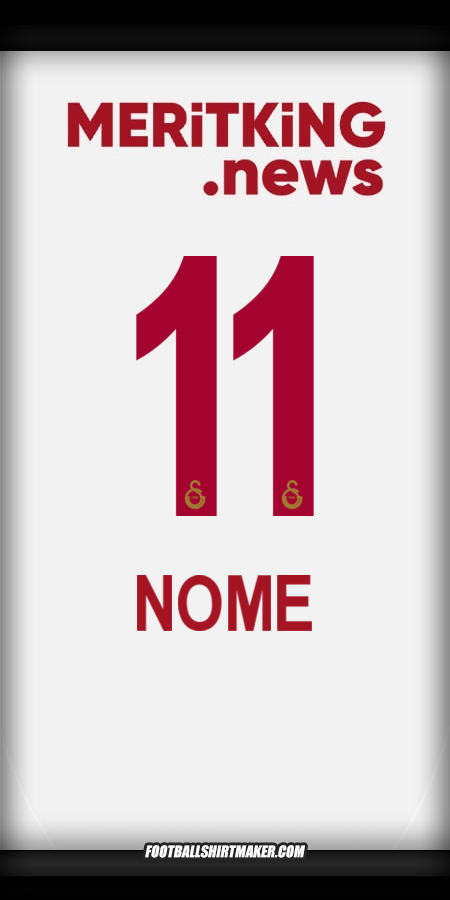 Maglia Galatasaray SK 2024/2025 Seconda -  nome - 11