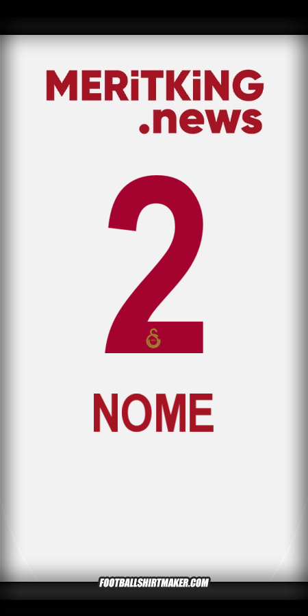 Maglia Galatasaray SK 2024/2025 Seconda -  nome - 2