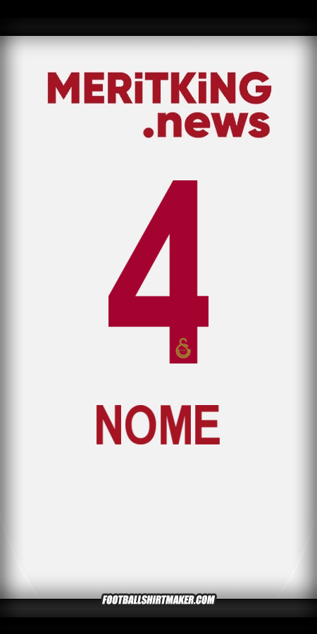 Maglia Galatasaray SK 2024/2025 Seconda -  nome - 4