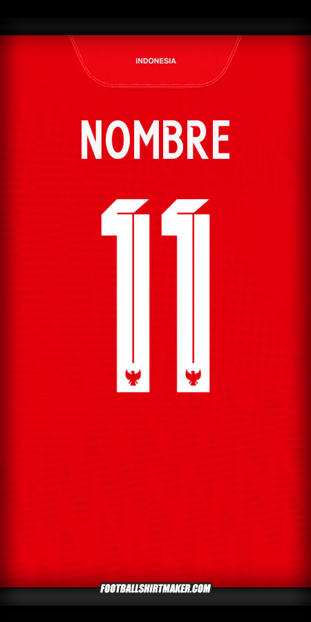 Jersey Indonesia 2024 -  nombre - 11