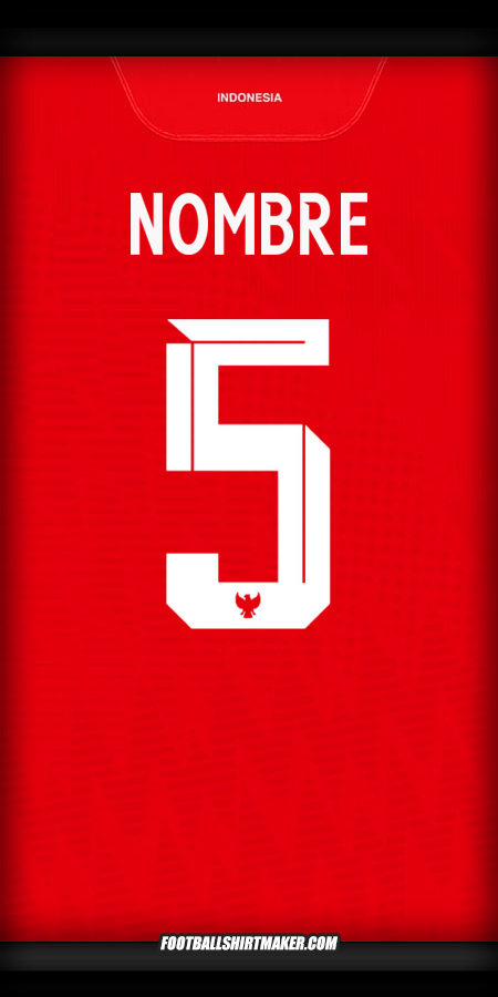 Jersey Indonesia 2024 -  nombre - 5