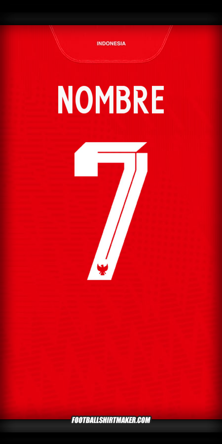 Jersey Indonesia 2024 -  nombre - 7