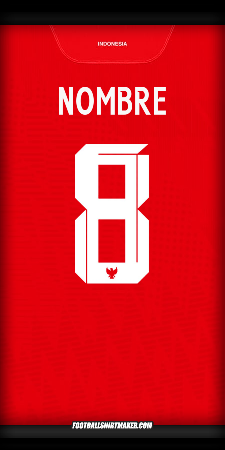 Jersey Indonesia 2024 -  nombre - 8