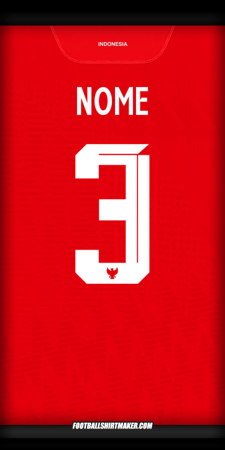 Maglia Indonesia 2024 -  nome - 3