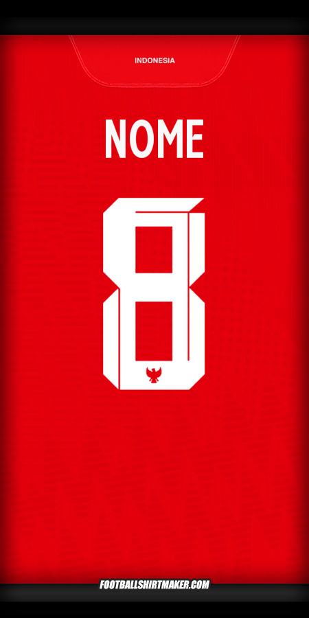 Maglia Indonesia 2024 -  nome - 8