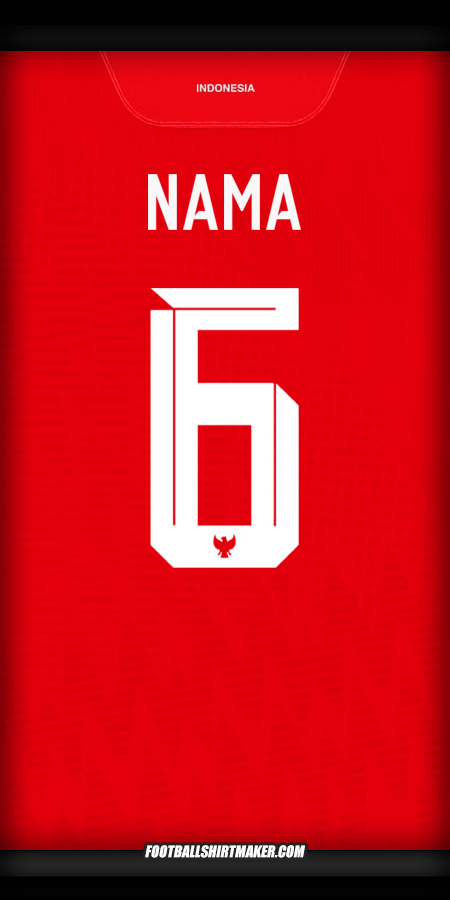 Jersey Indonesia 2024 -  nama - 6