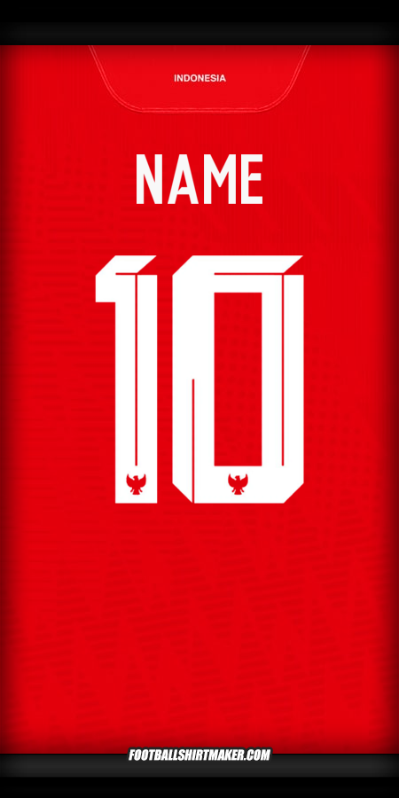 Trikot Indonesien 2024 -  name - 10