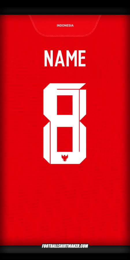 Trikot Indonesien 2024 -  name - 8