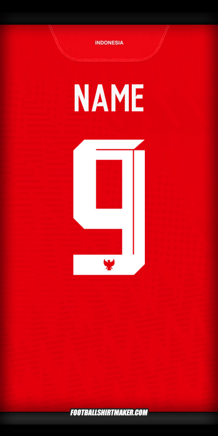 Jersey Indonesia 2024 -  name - 9