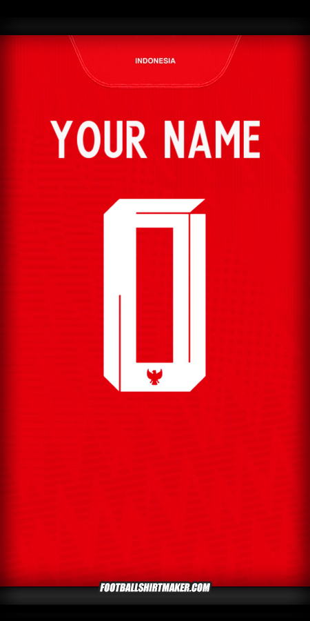 Jersey Indonesia 2024 -  your name - 0