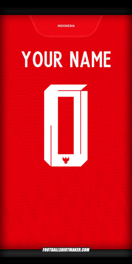 Jersey Indonesia 2024 -  your name - 0