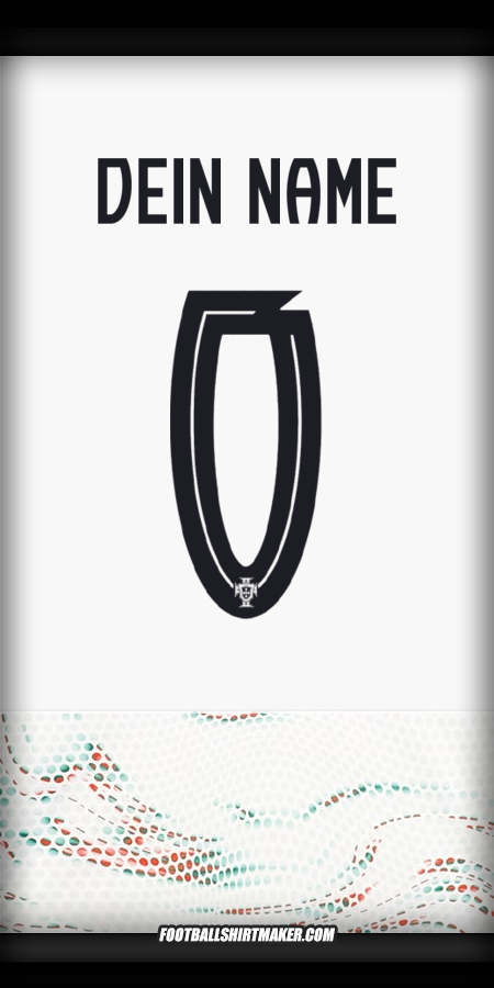 Trikot Portugal 2025 II -  dein name - 0