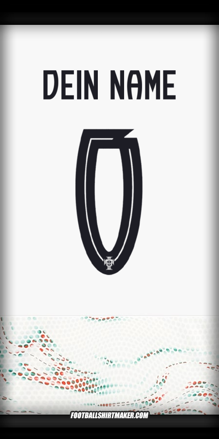 Trikot Portugal 2025 II -  dein name - 0
