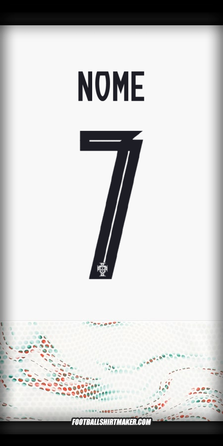 Maglia Portogallo 2025 Seconda -  nome - 7