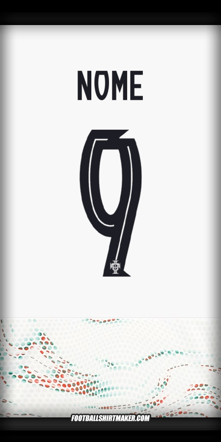 Maglia Portogallo 2025 Seconda -  nome - 9