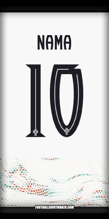 Jersey Portugal 2025 Alternatif -  nama - 10