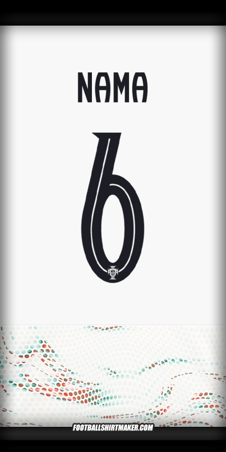 Jersey Portugal 2025 Alternatif -  nama - 6