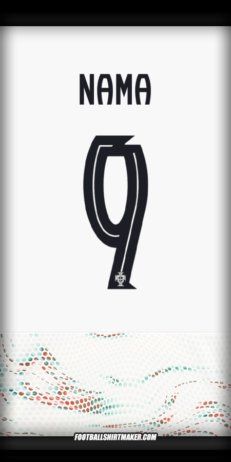 Jersey Portugal 2025 Alternatif -  nama - 9