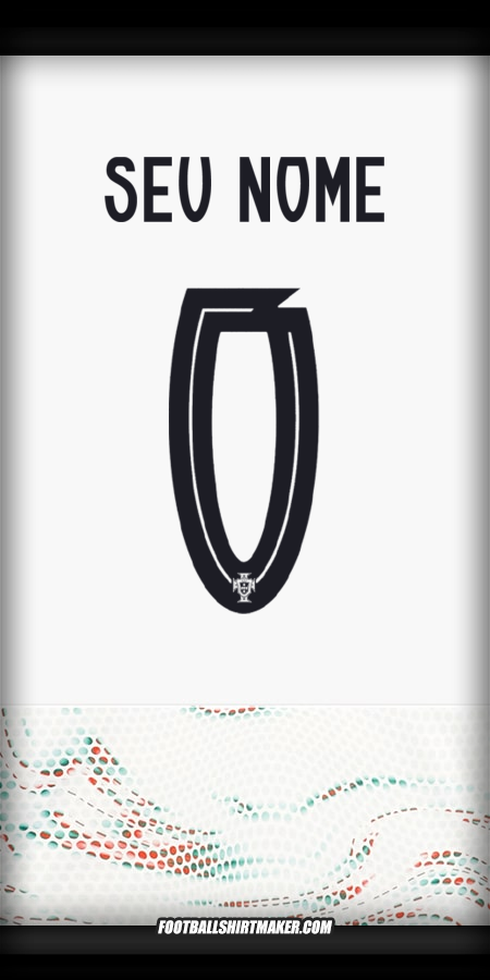 Camisa Portugal 2025 II -  seu nome - 0