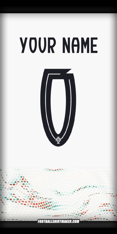 Jersey Portugal 2025 Away -  your name - 0