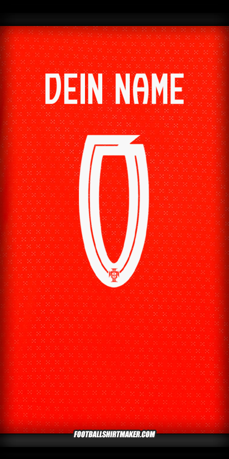 Trikot Portugal 2025 -  dein name - 0