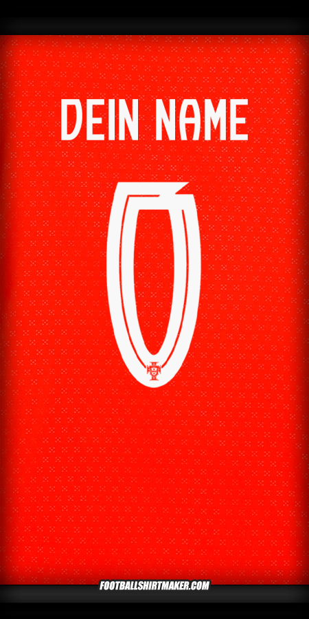 Trikot Portugal 2025 -  dein name - 0