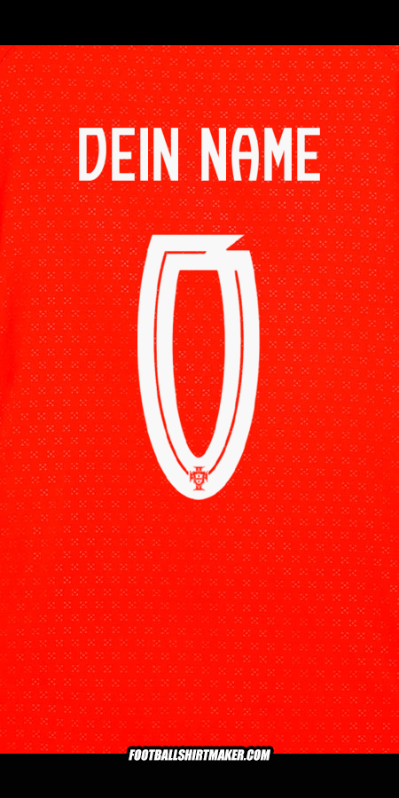 Trikot Portugal 2025 -  dein name - 0
