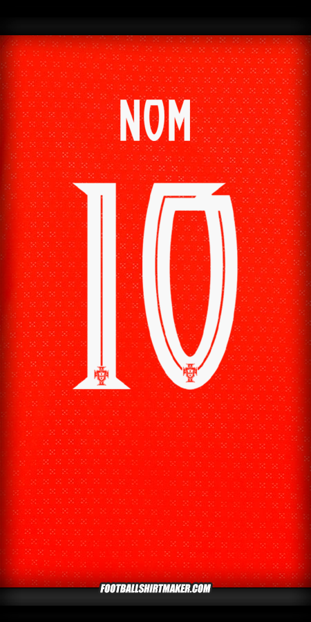 Maillot Portugal 2025 -  nom - 10