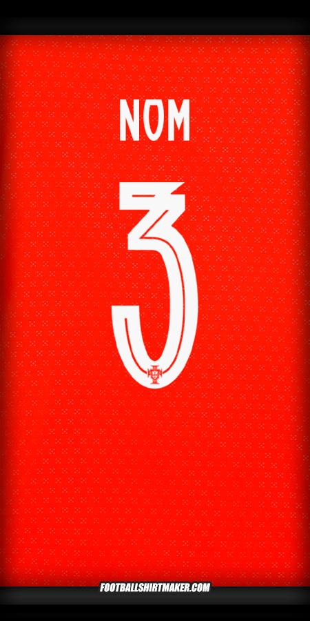 Maillot Portugal 2025 -  nom - 3