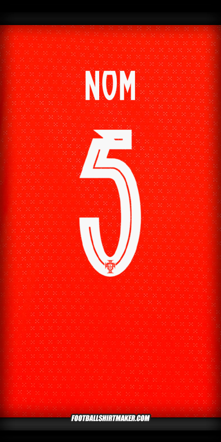 Maillot Portugal 2025 -  nom - 5