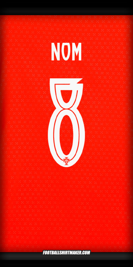 Maillot Portugal 2025 -  nom - 8