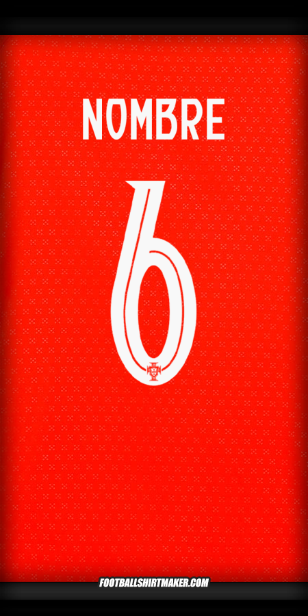 Jersey Portugal 2025 -  nombre - 6