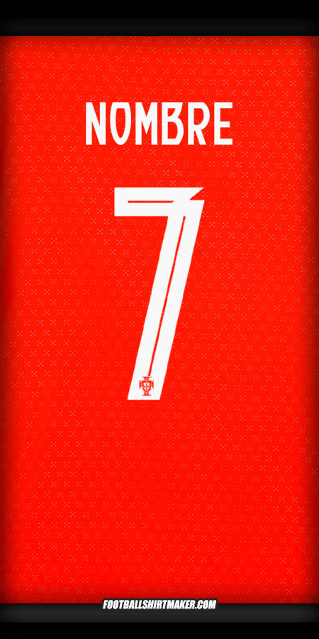 Camiseta Portugal 2025 -  nombre - 7