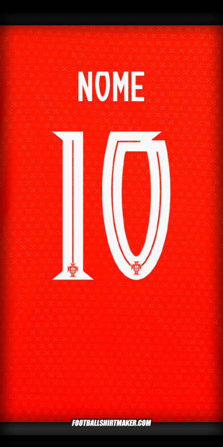 Camisa Portugal 2025 -  nome - 10