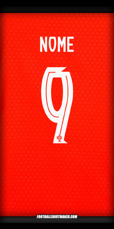 Camisola Portugal 2025 -  nome - 9