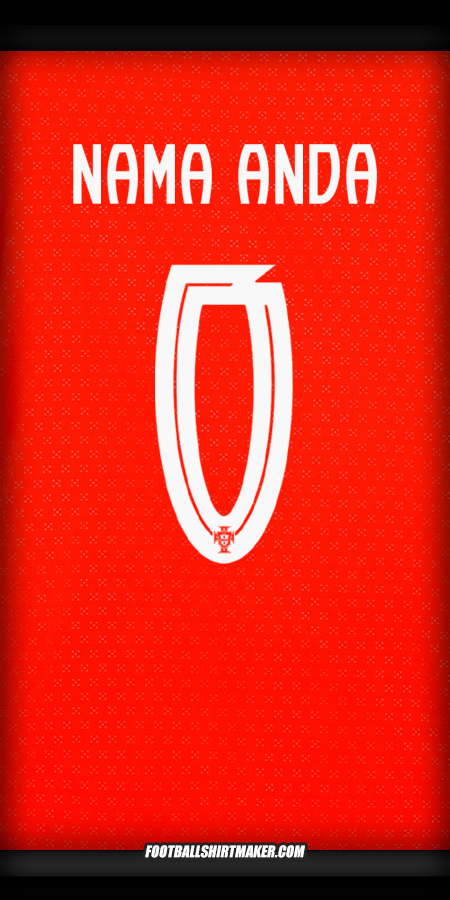 Jersey Portugal 2025 -  nama anda - 0